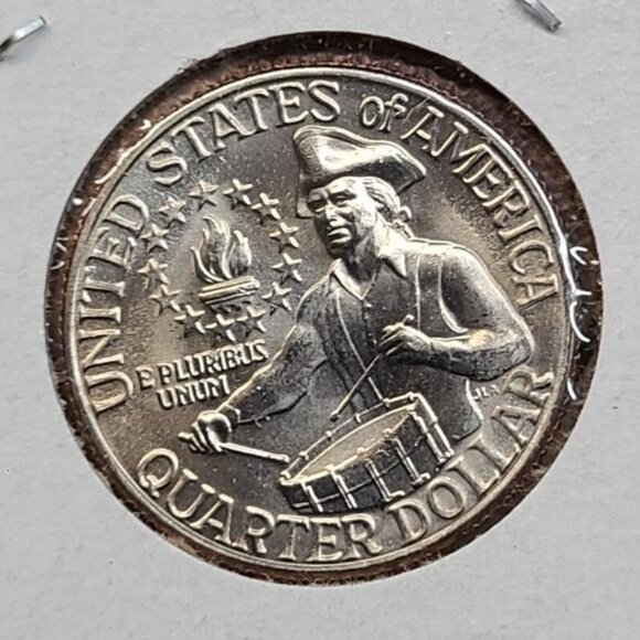 1976 Ike Dollar, Kennedy Half and Quarter.. Uncirculated.. In Protective Sleeves - Picture 6 of 6